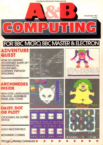 A&B Computing Vol.4 No.11 (November 1987)