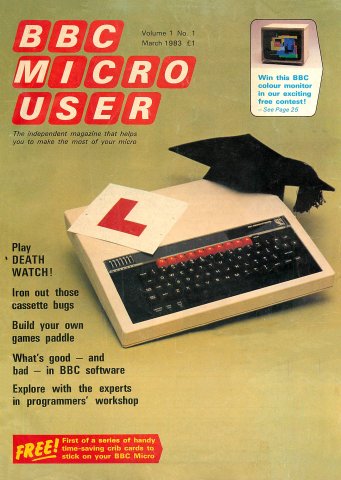 BBC Micro User Vol.01 No.01 (March 1983)