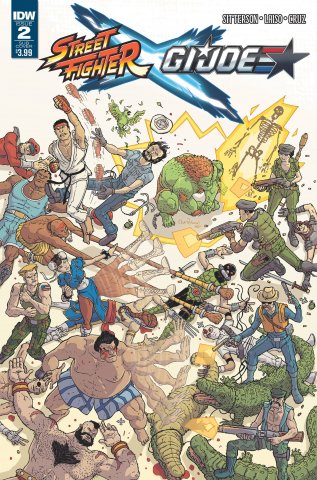 Street Fighter X G.I. JOE 002 (March 2016) (Nick Pittara Subscription variant)