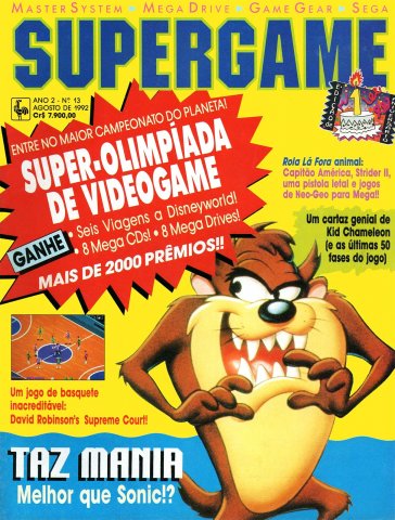 SuperGame 13 (August 1992)
