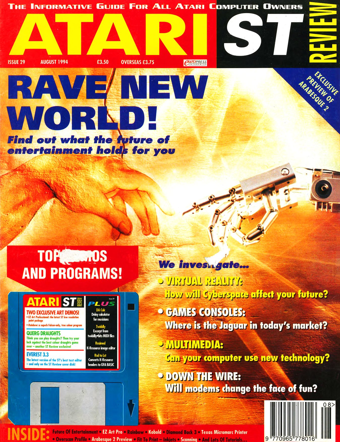 Atari ST Review Issue 29 (August 1994)