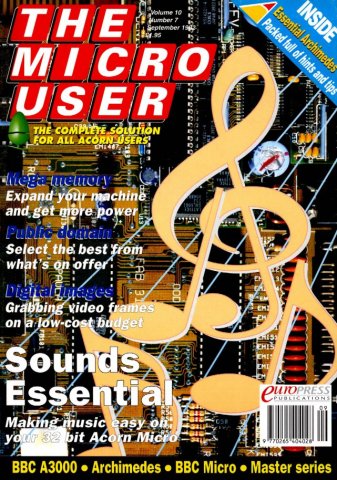 The Micro User Vol.10 No.07 (September 1992)