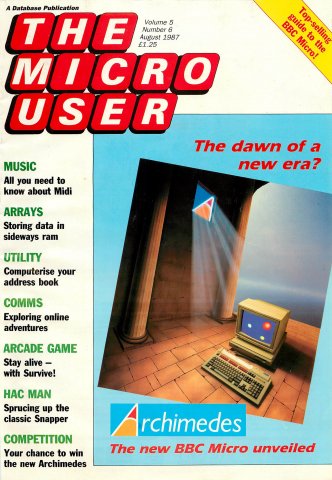 The Micro User Vol.05 No.06 (August 1987)