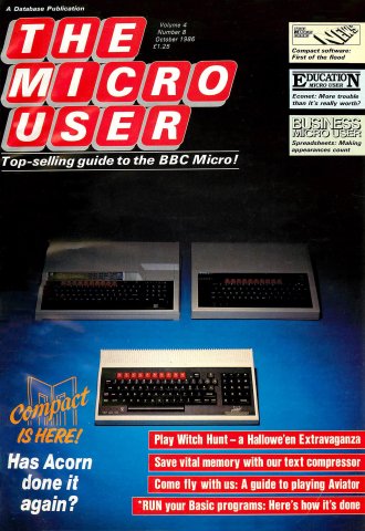 The Micro User Vol.04 No.08 (October 1986)