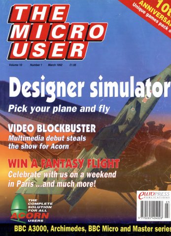 The Micro User Vol.10 No.01 (March 1992)