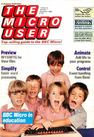The Micro User Vol.04 No.07 (September 1986)