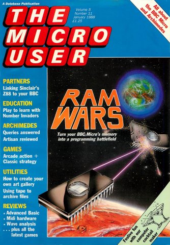 The Micro User Vol.05 No.11 (January 1988)