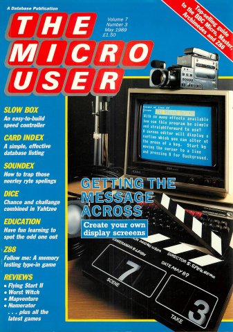 The Micro User Vol.07 No.03 (May 1989)