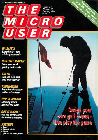 The Micro User Vol.07 No.12 (February 1990)