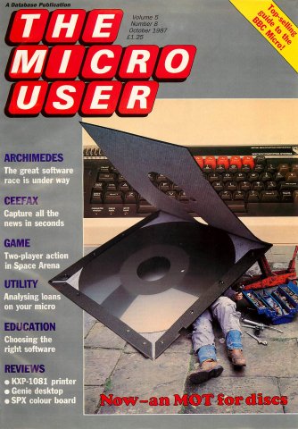The Micro User Vol.05 No.08 (October 1987)