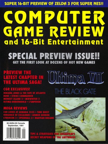 Computer Game Review Issue 02 (September 1991)