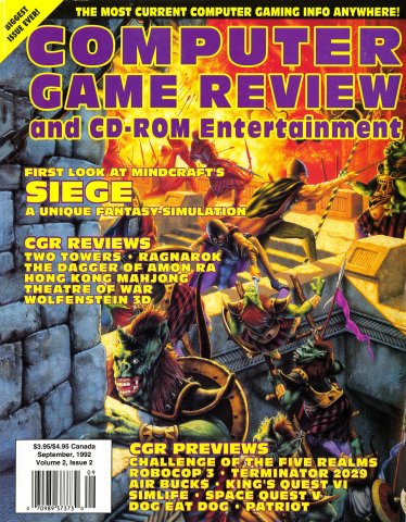 Computer Game Review Issue 14 (September 1992)