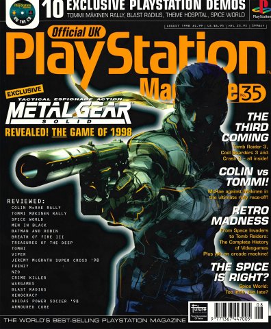 Official UK PlayStation Magazine Issue 035 (August 1998)