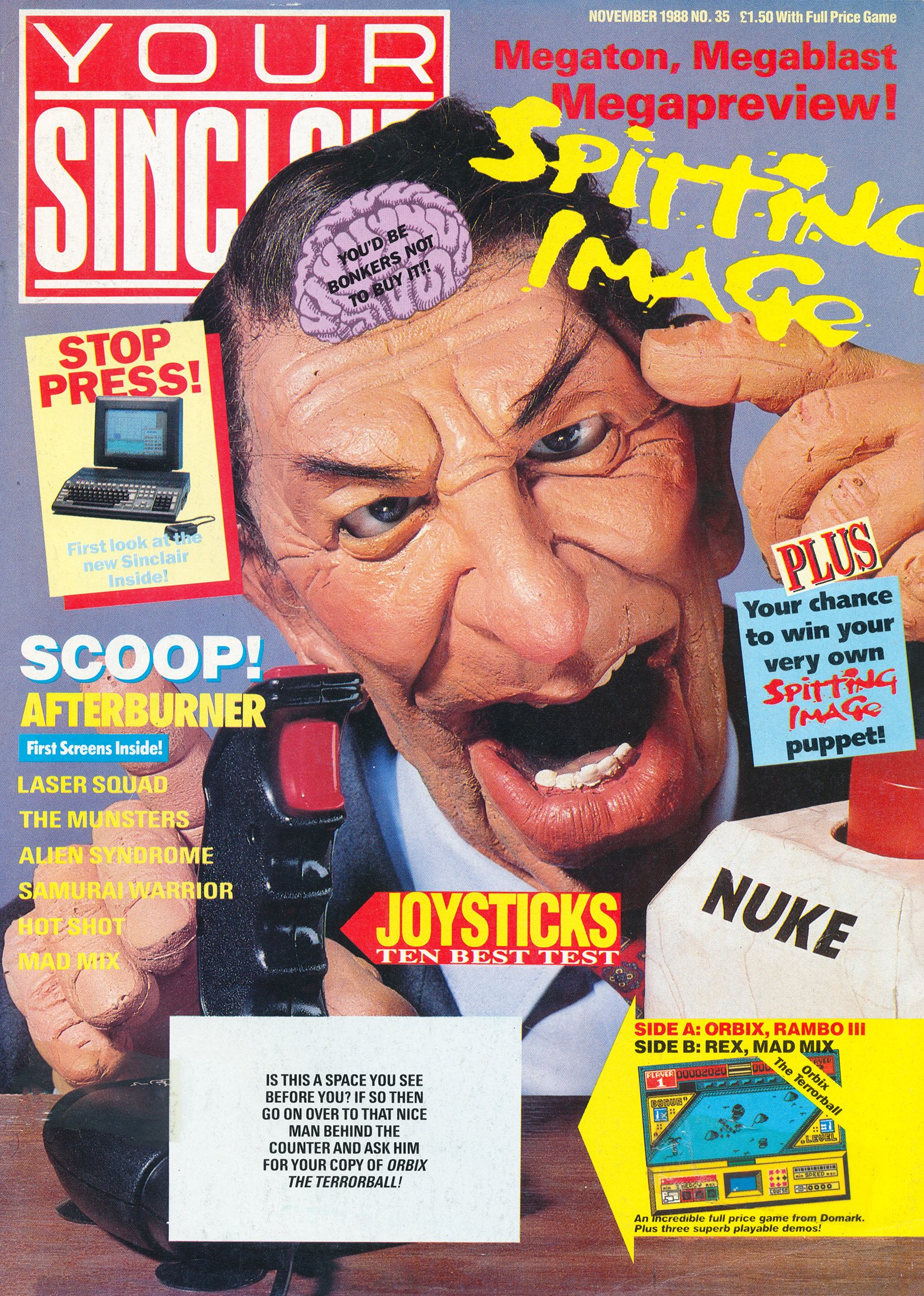 Your Sinclair Issue 35 (November 1988)