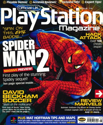 Official UK PlayStation Magazine Issue 074 (August 2001)