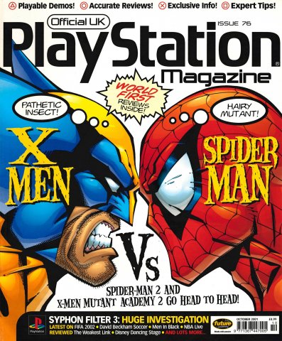 Official UK PlayStation Magazine Issue 076 (October 2001)