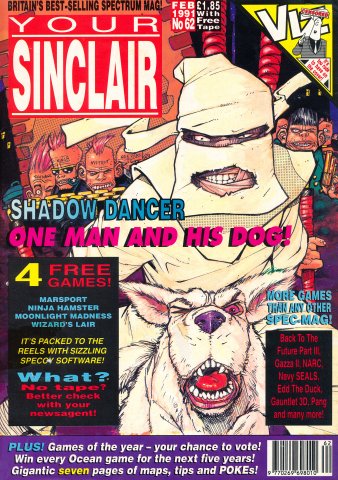 Your Sinclair Issue 62 (February 1991)
