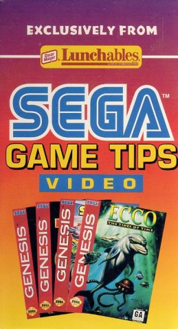 Lunchables Sega Game Tips Video (VHS) (Front)