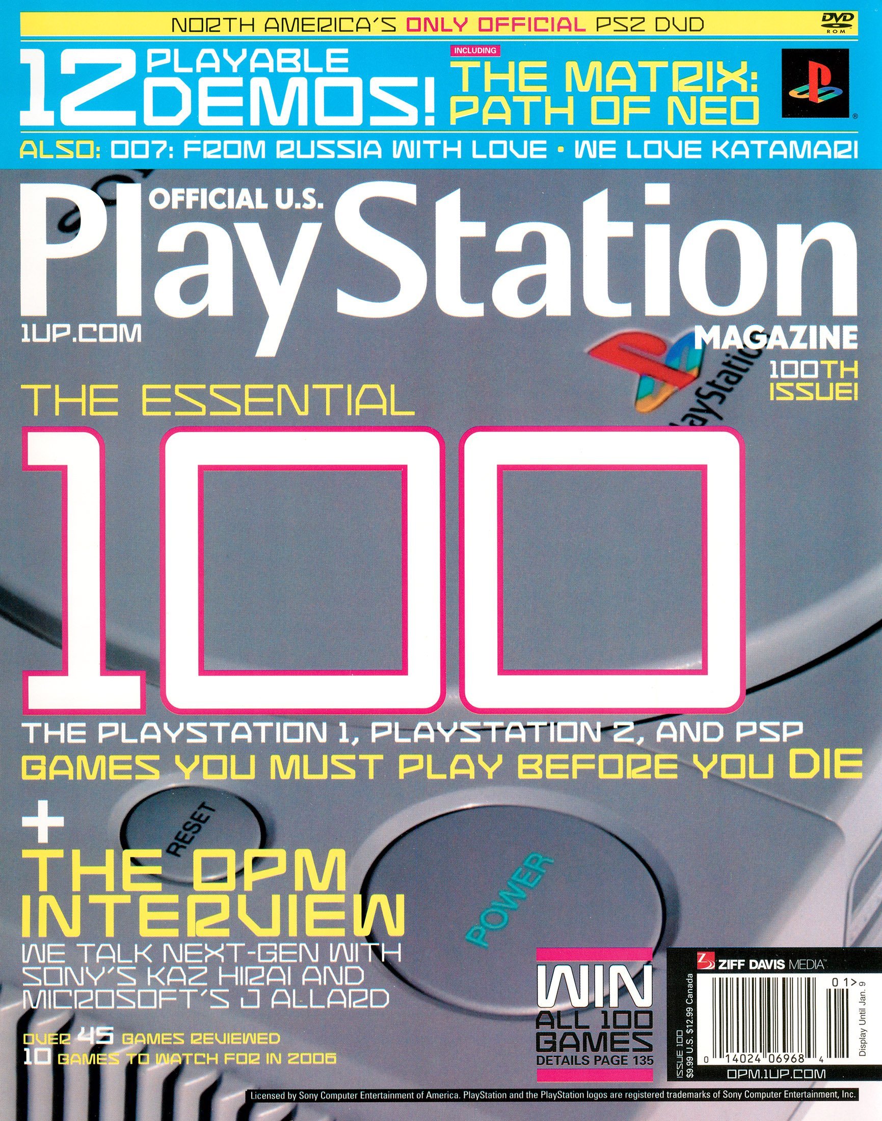 Official U.S. Playstation Magazine Issue 100 (January 2006)