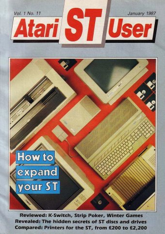 Atari ST User Issue 11 (January 1987)