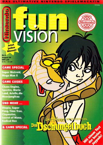Nintendo Fun Vision Issue 06 (August 1994)