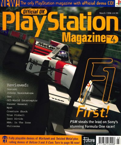 Official UK PlayStation Magazine Issue 004 (March 1996)