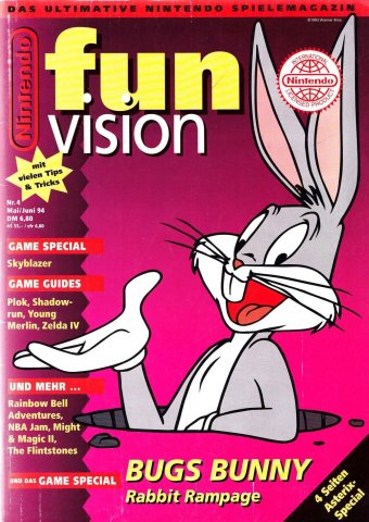 Nintendo Fun Vision Issue 04 (May/June 1994)