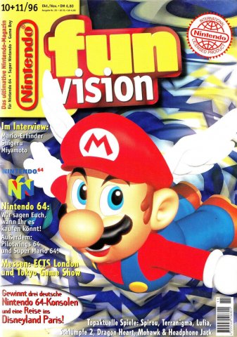 Nintendo Fun Vision Issue 32 (October / November 1996)
