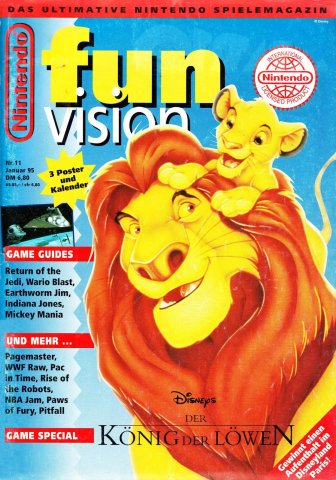 Nintendo Fun Vision Issue 11 (January 1995)