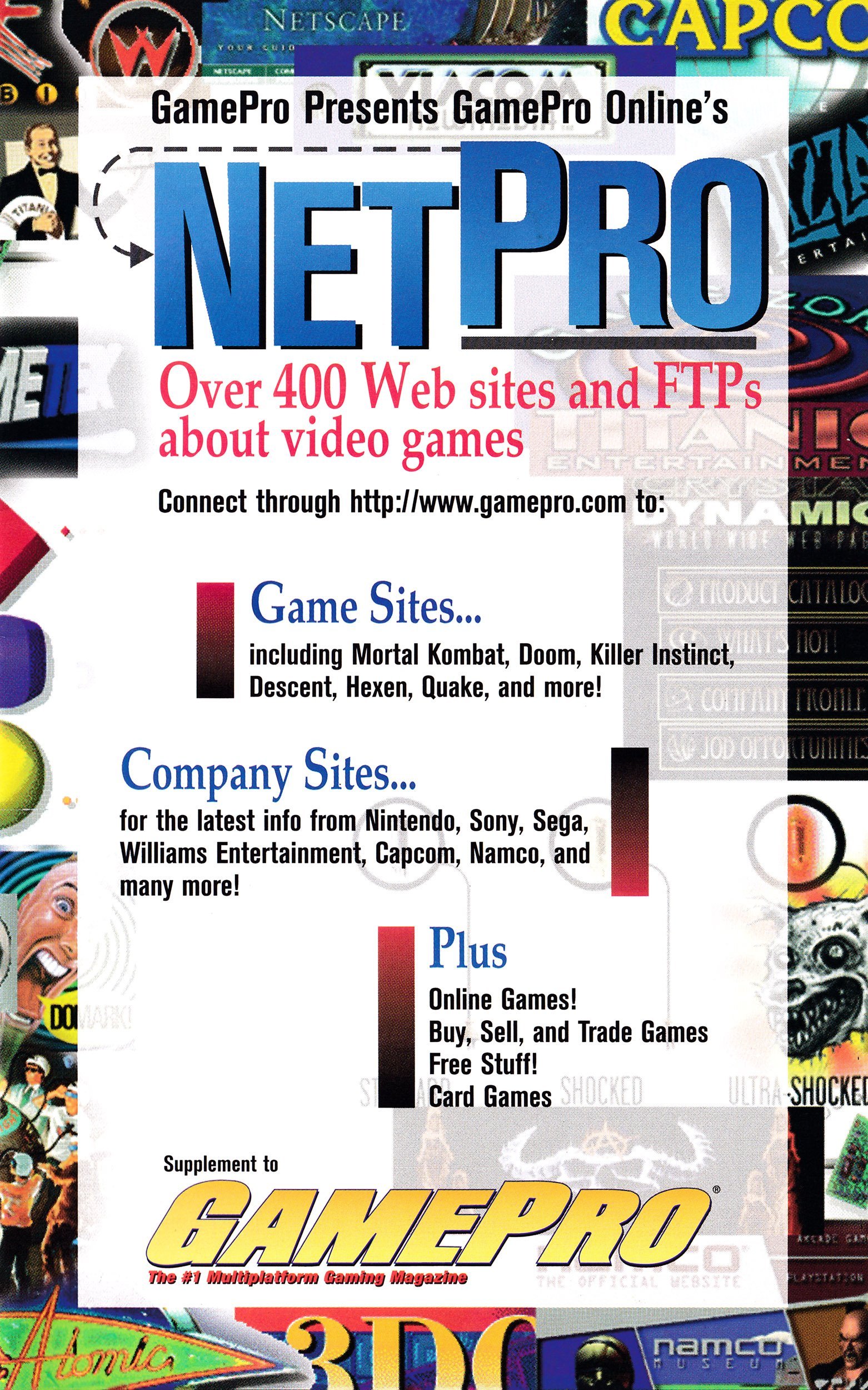 GamePro Issue 086 September 1996 Supplement 1 (GamePro Presents GamePro Online's NetPro)