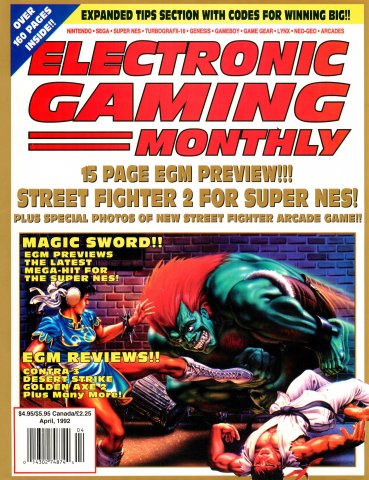 Electronic Gaming Monthly Issue 033 (April 1992)