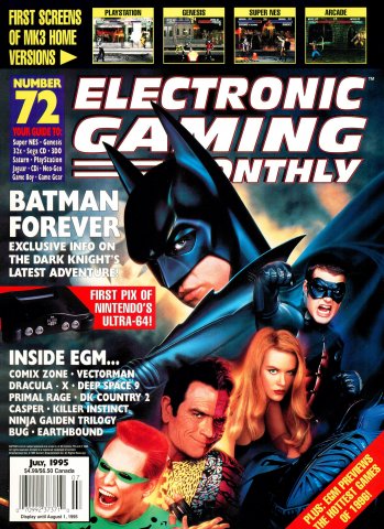 Electronic Gaming Monthly Issue 072 (July 1995)