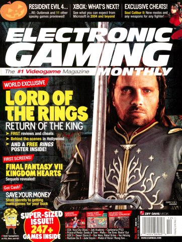 Electronic Gaming Monthly Issue 173 (December 2003) cover 1
