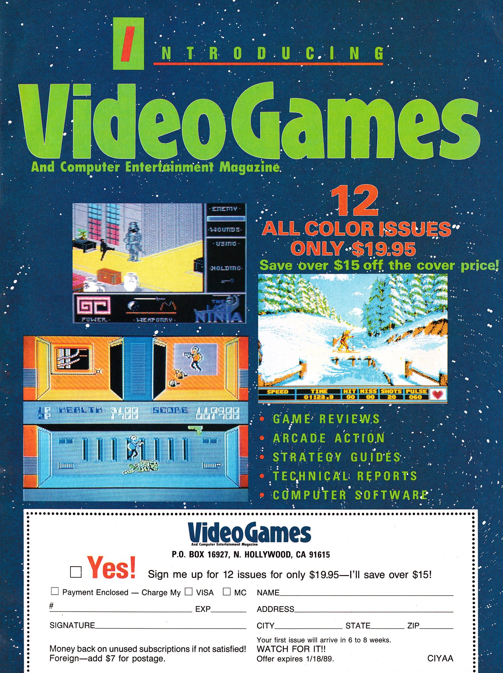 Video Games & Computer Entertainment (December 1988)