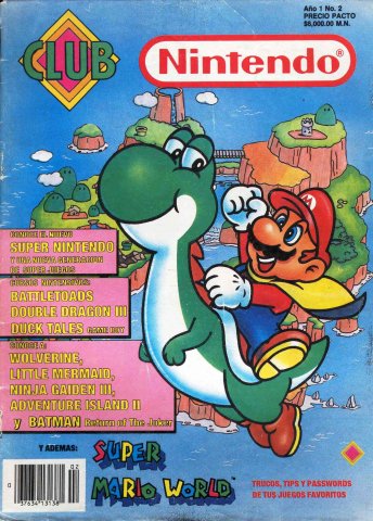Club Nintendo (Mexico) Volume 1 Issue 02 January 1992