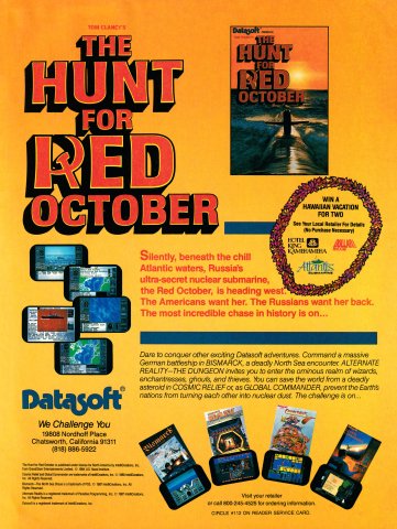 Hunt For Red October, The