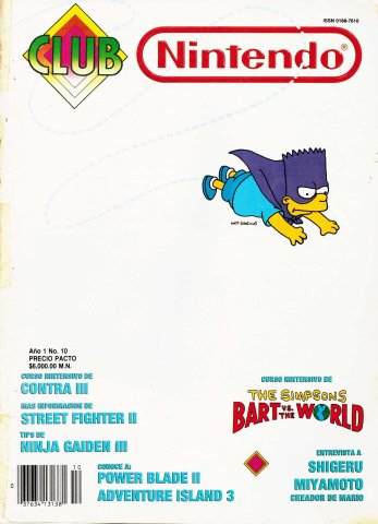 Club Nintendo (Mexico) Volume 1 Issue 10 September 1992
