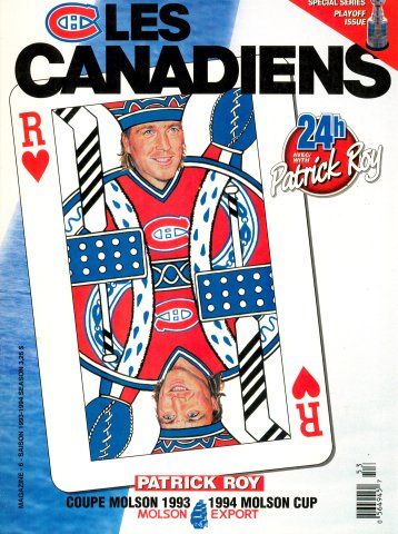 Les Canadiens Volume 9 No 6 1993-1994 Season (1994)