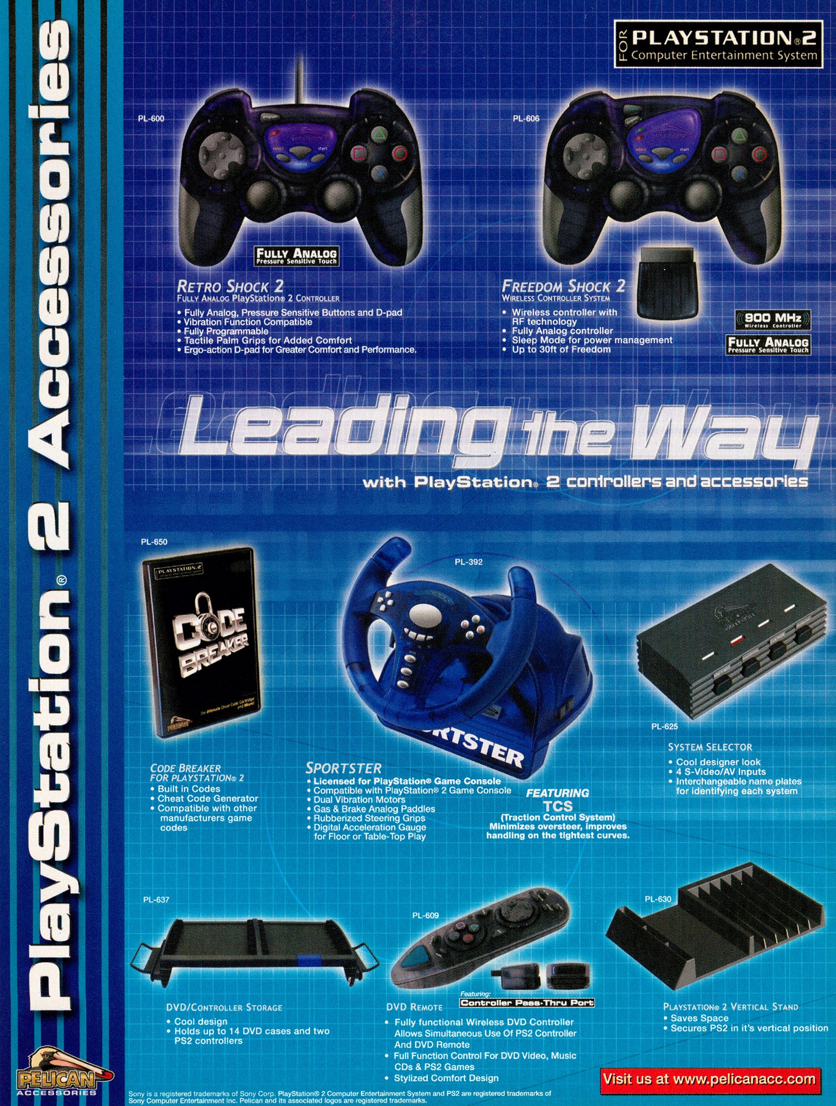 Mentalt support ret Pelican PlayStation 2 accessories - PS2 Hardware & Peripherals - Retromags  Community