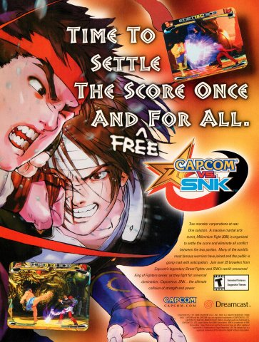 Capcom vs. SNK (January, 2001)