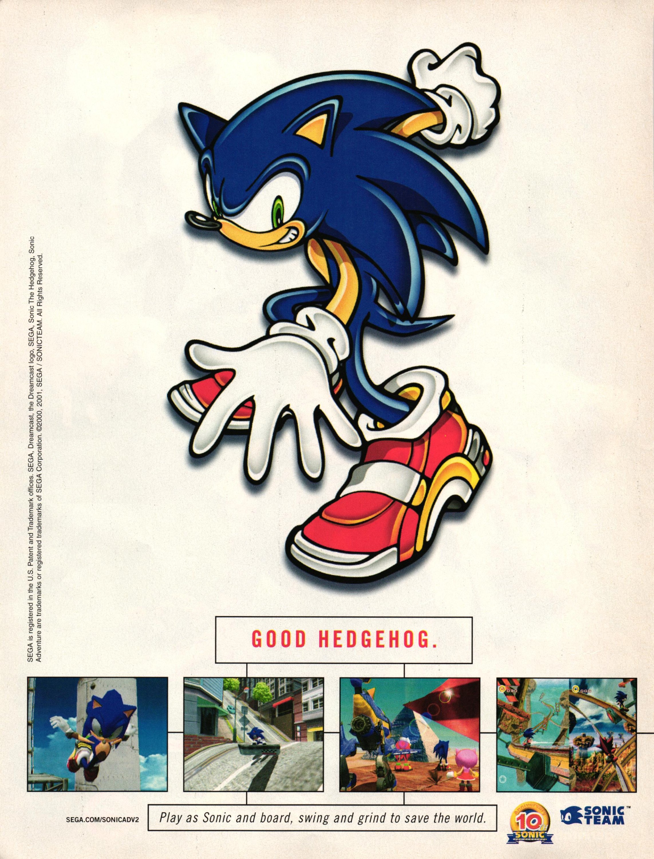 Sonic Adventure 2 01 (July, 2001)