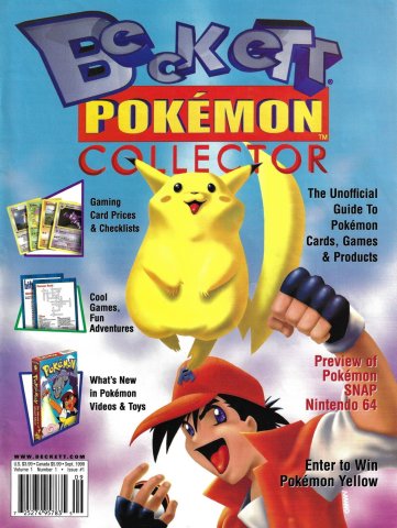 Beckett Pokemon Collector Issue 001 (September 1999)