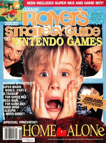 Game Player's Strategy Guide To Nintendo Games Vol.4 No.11 (November 1991)