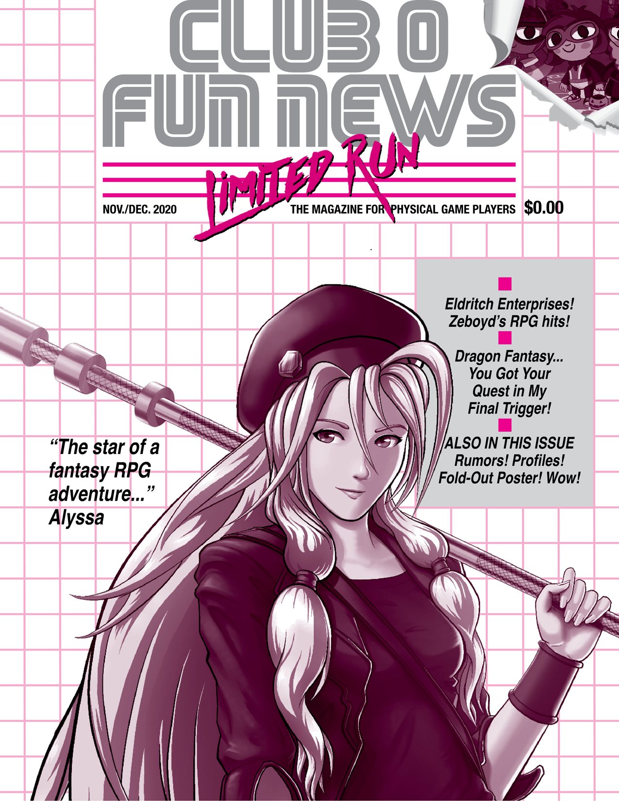 Limited Run Games Club O' Fun Newsletter 005 (Nov-Dec 2020)