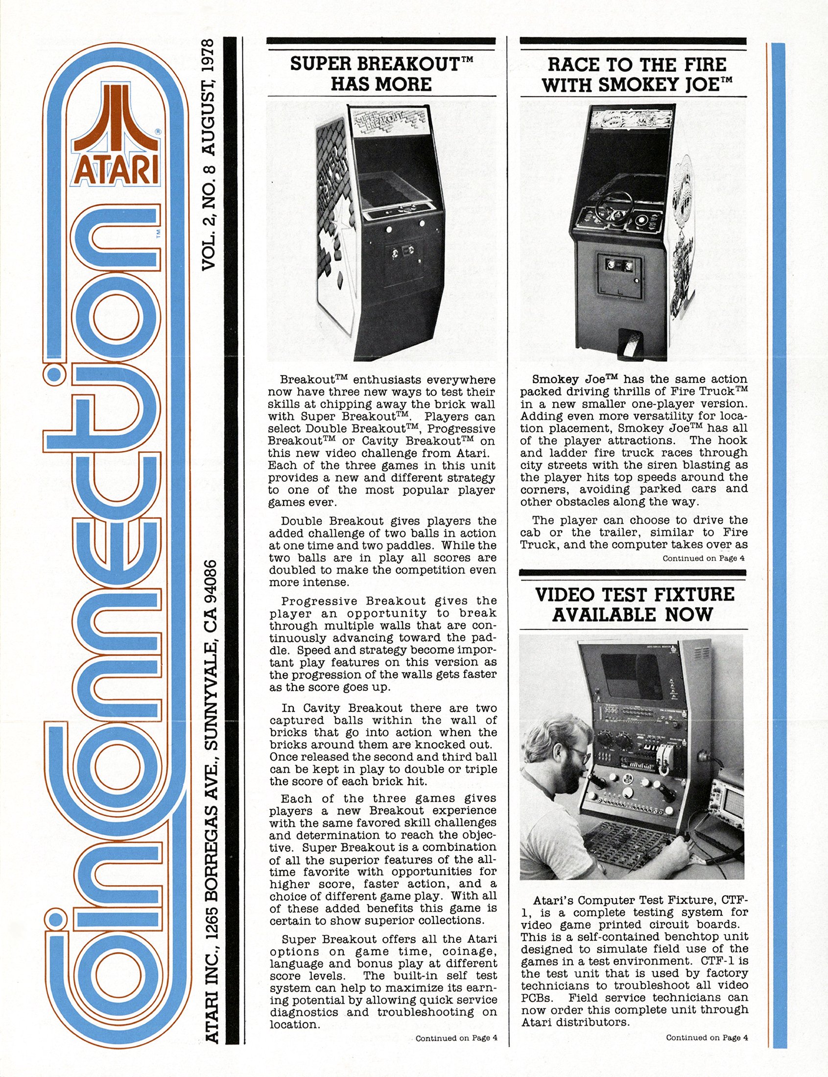 Atari Coin Connection Vol.2 No.8 (August 1978)
