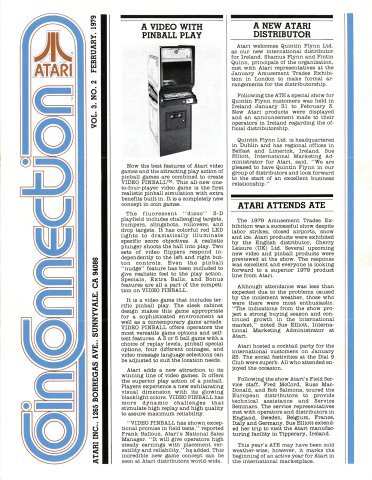 Atari Coin Connection Vol.3 No.2 (February 1979)