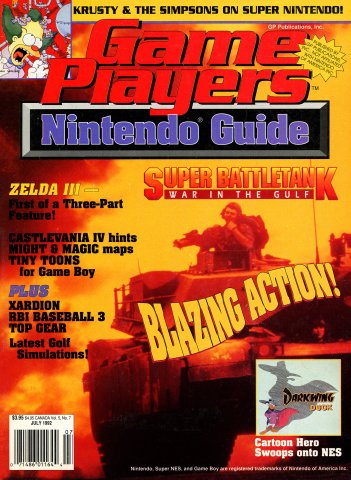 Game Players Nintendo Guide Vol.5 No.07 (July 1992)