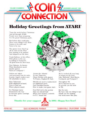 Atari Coin Connection Vol.5 No.8 (December 1981-January 1982)