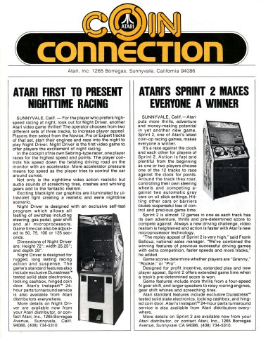 Atari Coin Connection Vol.1 No.1 (1976)