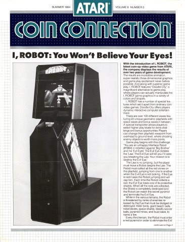 Atari Coin Connection Vol.8 No.3 (Summer 1984)
